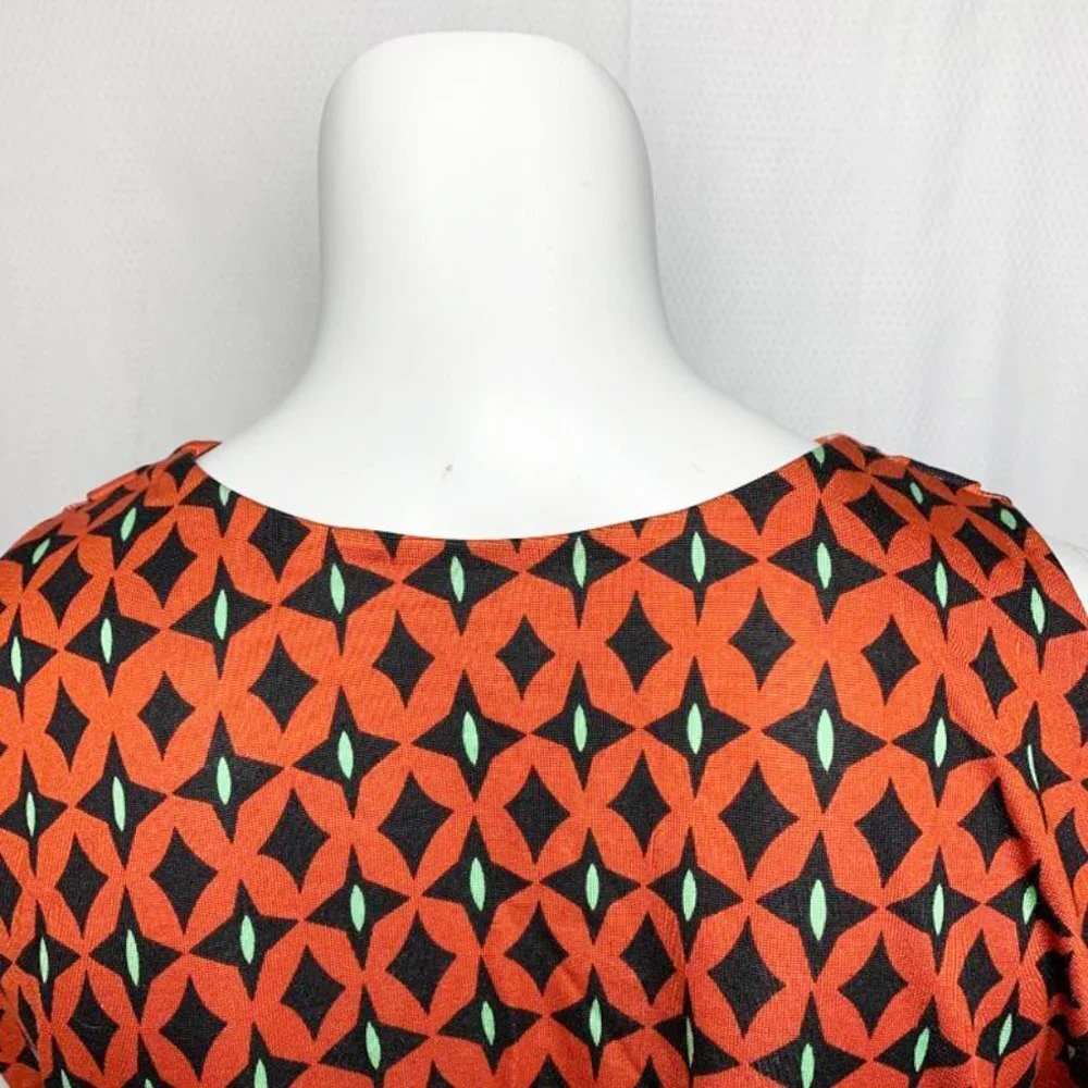 DIANE VON FURSTENBERG Keesa Silk Jersey Cowl Neck Sleeveless Fau Wrap Dress - Picture 6 of 10